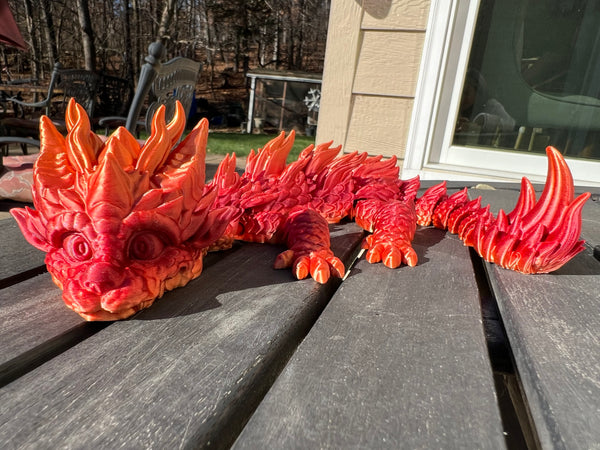 Articulated Baby Fire Dragon