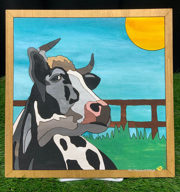 Cow Art Puzzle