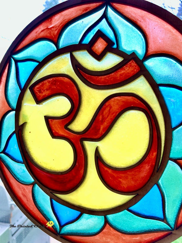 OM Faux Stained Glass