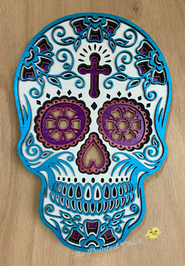Sugar Skull--Painted Chick Style