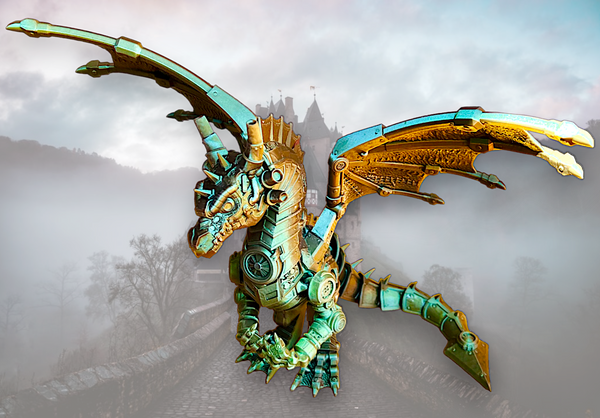 Epic Steampunk Dragon