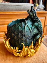 Dragon Egg Planter and Flame Tray