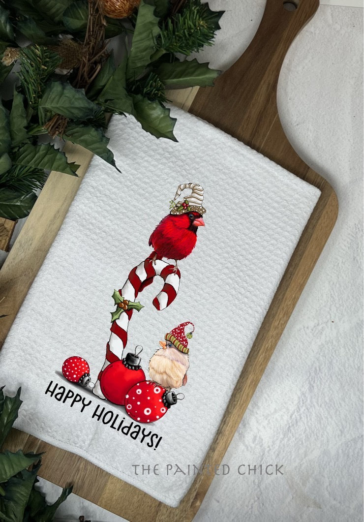 Holiday Waffle Towels