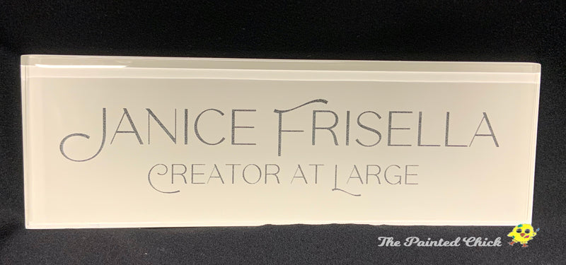 Engraved Name Plate