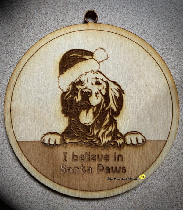 Golden Christmas Ornament