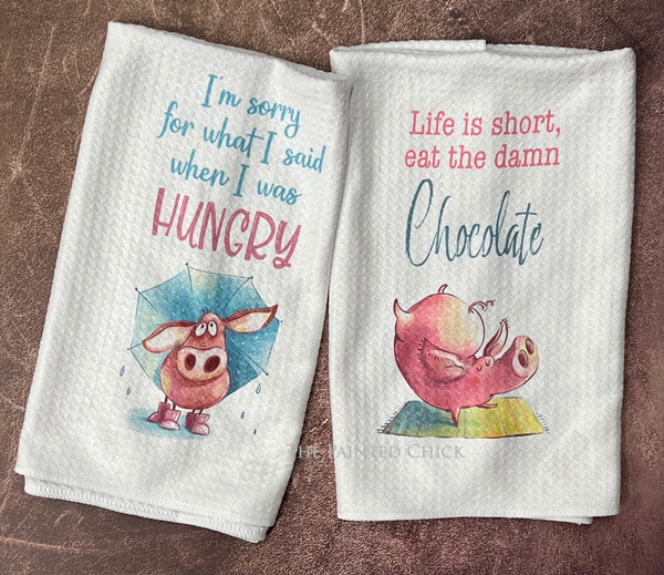 Piggy Tea Towels