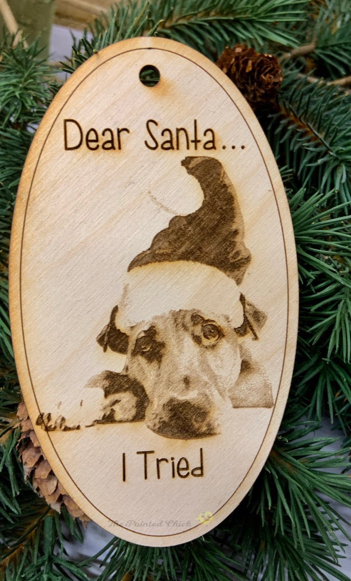 Dear Santa Ornament