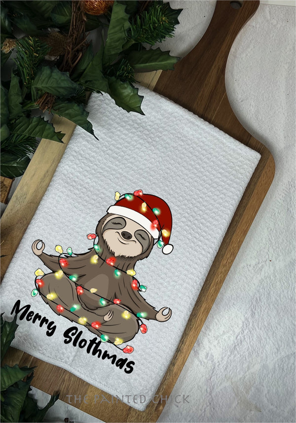 Holiday Waffle Towels