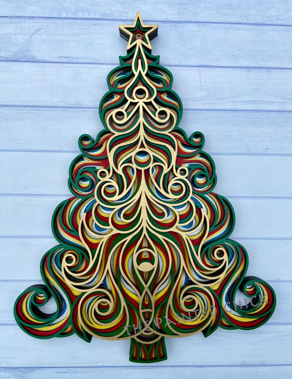 Swirly Christmas Tree