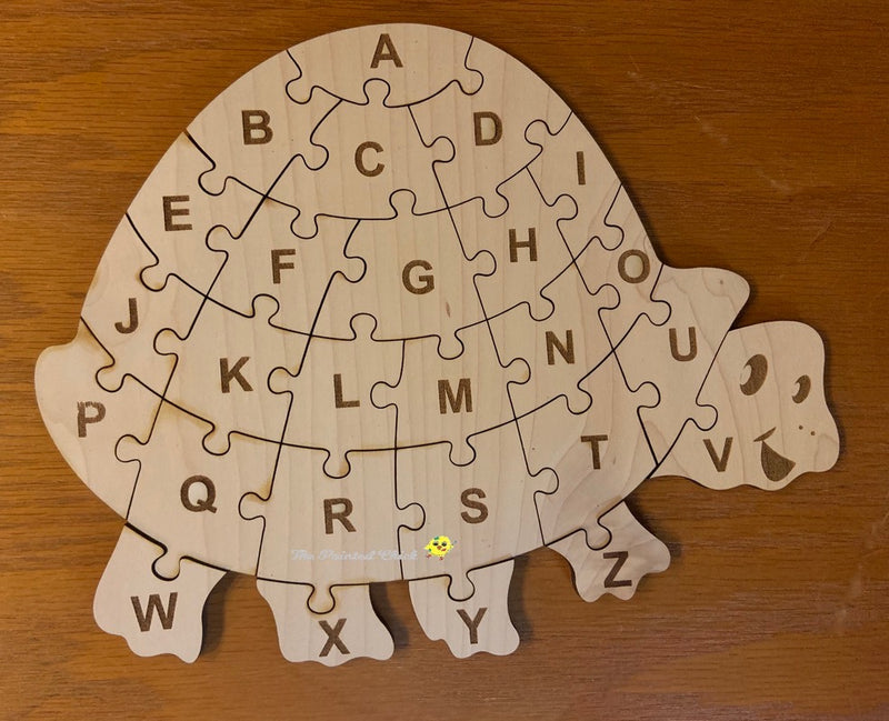 Turtle Alphabet Puzzle