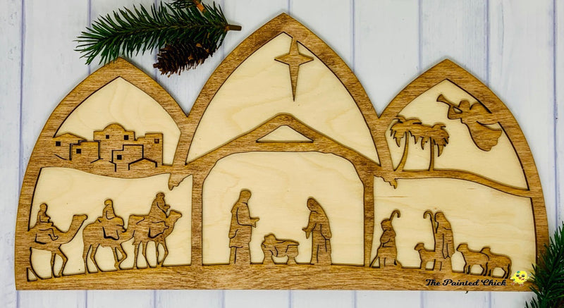 Laser Cut Nativity